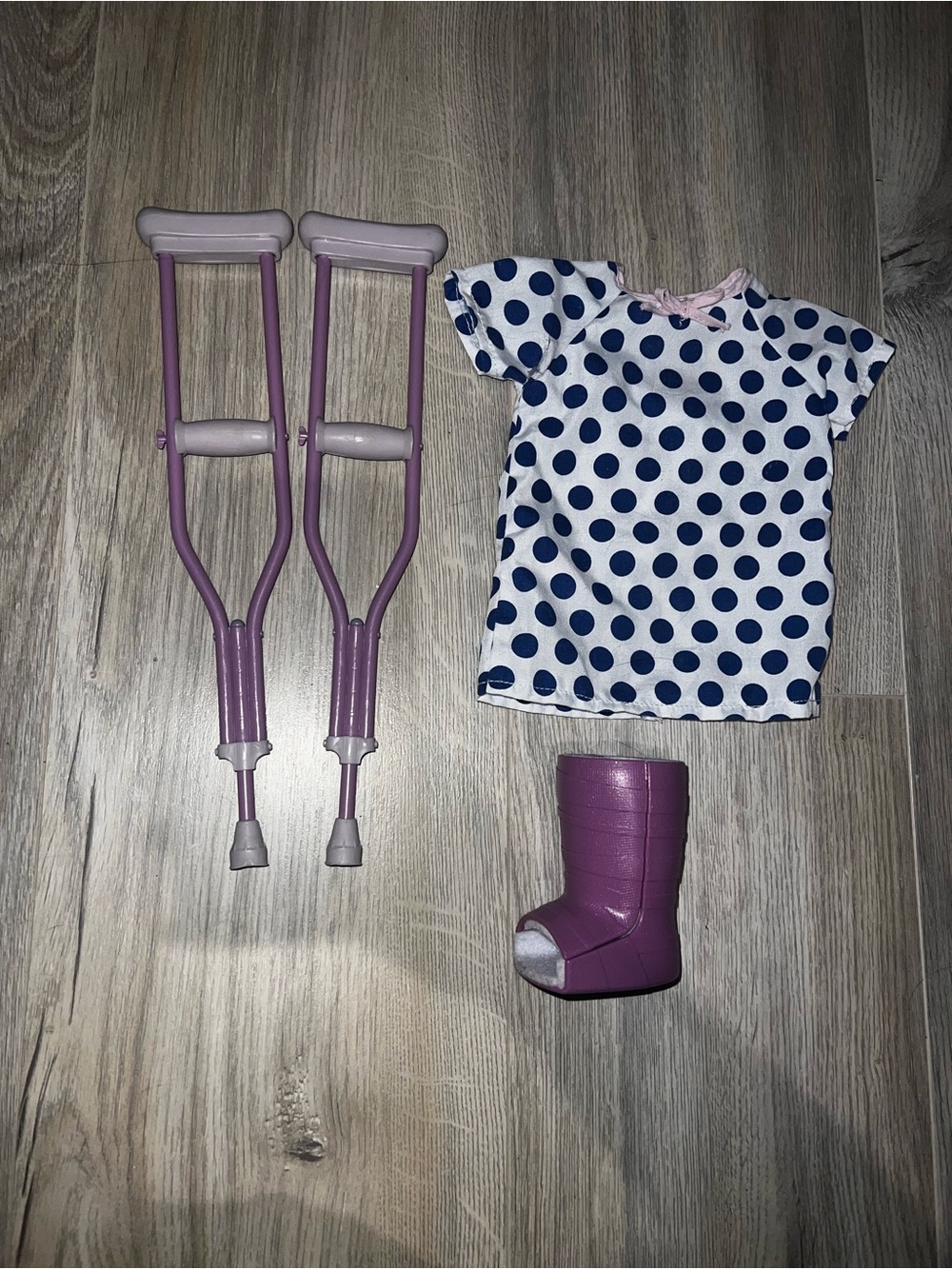 18” doll hospital set